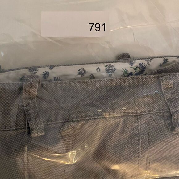 Brax Mens Bellevill Shorts Gray‎ Diamond Pattern Size 40 Stretch Chino Beach - Picture 15 of 15